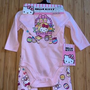 Hello Kitty Baby Easter Layette 3 Piece Set